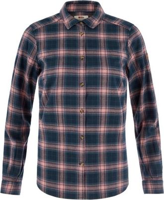 Fj&auml;llr&auml;ven &Ouml;vik Classic Flannel Shirt Hemd f&uuml;r Damen | blau