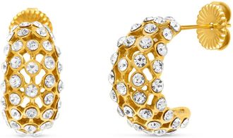 Bruno Magli Constanza Gold Hoop Earrings