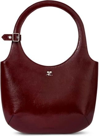 Courr&egrave;ges Holy leather tote bag - unisex - CALFSKIN - OS - Red