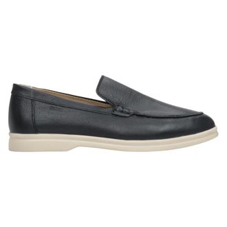 Estro & Luminara Black Leather Loafers - female - Estro - Loafers - Black - 4 UK - Shoes