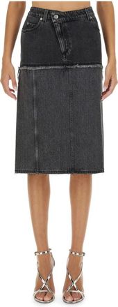 Alexander McQueen Mujer, Faldas, Negro, Talla: M