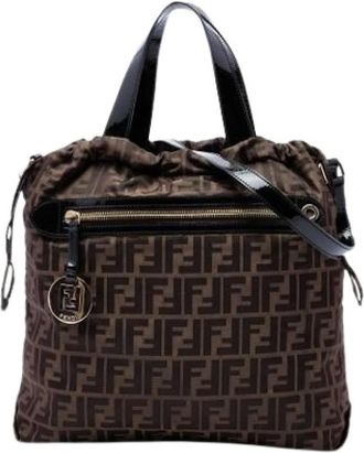 Fendi Borsa a mano Pre-owned in tela - - Pre-owned - Donna - Marrone - ONE SIZE