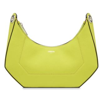 Lancel Shoulder Bags, female, Green, Size: ONE SIZE Croisette Zip Shoulder Bag