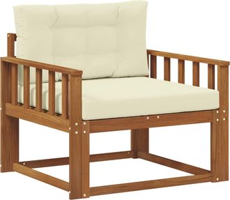 vidaXL Sof&aacute; Intermedio De Exterior Madera De Acacia S&oacute;lida Vidaxl