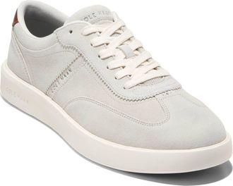 Cole Haan Grand Crosscourt Hingham Sneaker in Silver Birch Suede/british Tan at Nordstrom Rack, Size 10.5