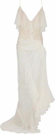 Balmain Party Kleedjes - Dames - Avondkleed - Wit - XS - Kleedjes