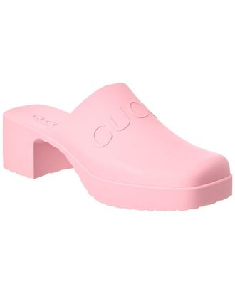 Gucci Logo Rubber Mule