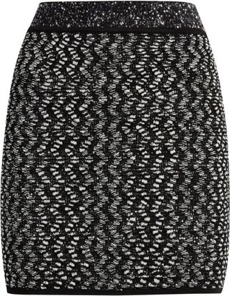 Missoni Sequin Embellished Knit Midi Skirt - Dames - Korte rokken - Zwart - S - Polyester - Rokken