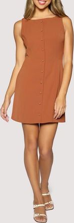 Lost + Wander Stroll in Madrid Minidress in Brown at Nordstrom, Size X-Small