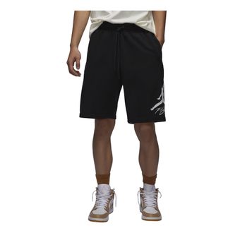 Nike Jordan Air Jordan Essentials Fleece Shorts Asia Sizing Black White FV7310-010