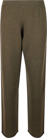 SA SU PHI Brown Textured Track Pants with Relaxed Fit