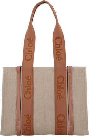 Chlo&eacute; Tassen, Dames, Beige, ONE Size, Woody Tote