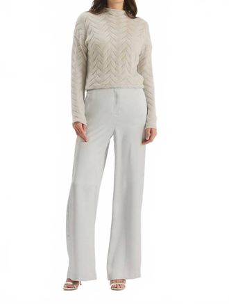 Tyler B&ouml;e Kathy Charmeuse Pant In Cloud