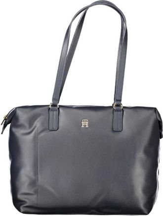Tommy Hilfiger Tote Bag - Dames - Shoppers - Blauw - ONE Size - Polyester - Tassen