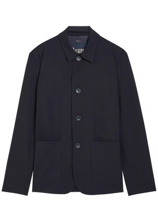 Herno Woven Jacket - Navy - 54 (UK44 / Xxl)