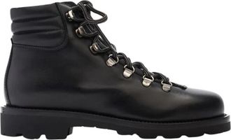 Scarosso Catherine Boots - Dames - Veterlaarzen - Zwart - 36 EU - Leer - Schoenen