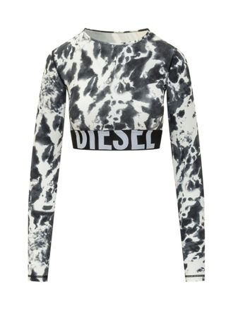 Diesel Black Crew Neck Top