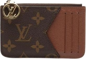 Louis Vuitton Pre-owned Wallets, female, Brown, Size: ONE SIZE Pre-owned Romy Card Holder
