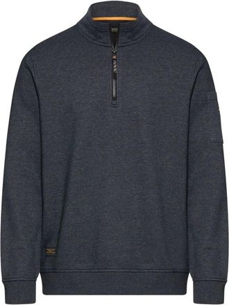 Camel Active Zip-through - Heren - Sweatshirts & Hoodies - Blauw - Maat: 5XL