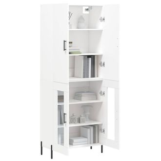 Berkfield Home Highboard White 69.5x34x180 cm Engineered Wood