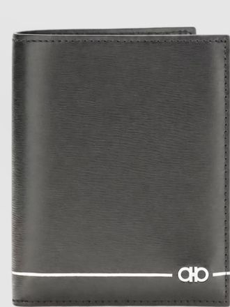 Ferragamo calf leather bifold wallet