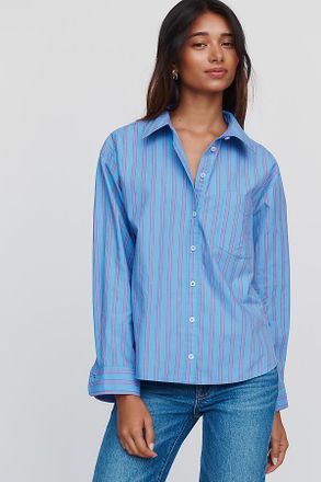 Maeve Shrunken Bennet 100% Cotton Buttondown Shirt
