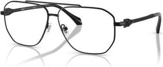 Versace 57mm Square optical glasses in Black at Nordstrom