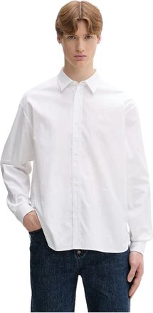 Kenzo Casual Shirt in Cotton Poplin - Heren - Casual Overhemden - Wit - L - Katoen - Overhemden