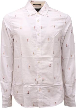 Scotch & Soda Casual Overhemd in Diverse Kleuren - Heren - Casual Overhemden - Wit - S - Overhemden