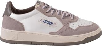 Autry Medalist Low Bw 07 - Heren - Sneakers - Wit - 47 EU - Katoen - Schoenen