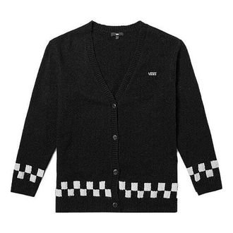 Vans (WMNS) Vans Lowcheck Cardigan Sweater Black VN000FXHBLK