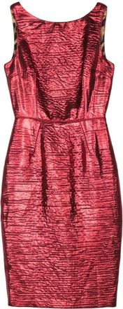 Dolce & Gabbana 2000s metallic-effect dress - women - Polyester/Viscose - S - Red