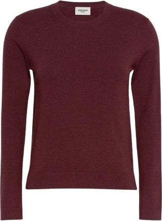 Max Mara Jersey Sicilia con cuello redondo - Knitwear - Mujer - Rojo - XS