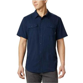 Columbia Heren Utilizer II effen shirt met korte mouwen (Marineblauw)
