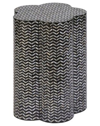 TOV Furniture Tov Furniture Truffle Mother-Of-Pearl Side Table