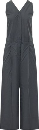 Max Mara Blue V Neck Full Length Dress