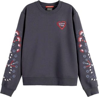 Scotch & Soda Dames, Sweatshirts & Hoodies, Grijs, Maat: S