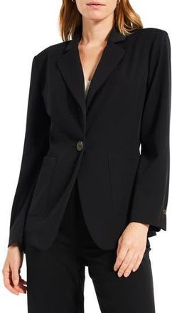 Nic+Zoe Essential Avenue Blazer in Black Onyx at Nordstrom Rack, Size 14