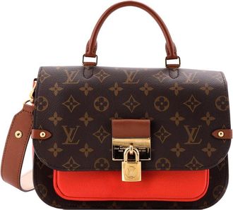Louis Vuitton Red Monogram Canvas & Leather Vaugirard (Authentic Pre-Loved)