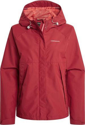 Craghoppers Dames/Dames Ossus Waterdichte Jas (Sumak Rood)
