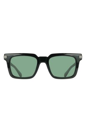Ferragamo 53mm Rectangle Sunglasses in Black at Nordstrom