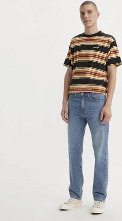 Levi's 505 Jeans Mens Hats Off Denim Wash Straight Leg Zip Fly POSH005