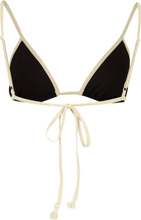 Johanna Ortiz Top bikini a triangolo Playa del Rio - Nero