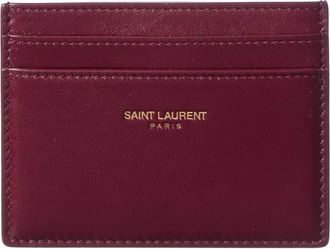 Saint Laurent Paris Leather Card Case