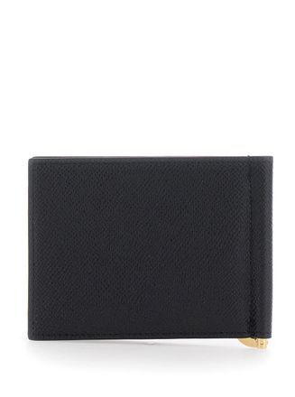 Ferragamo Mens Wallet Calf Leather Black