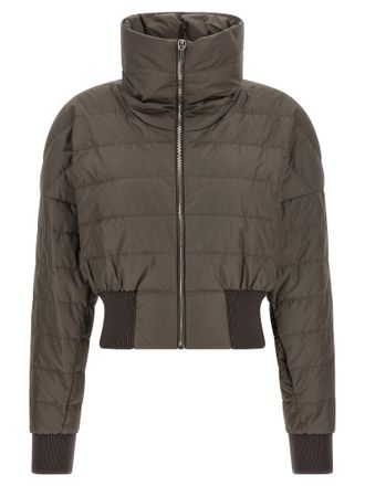 Rick Owens Moncler + Rick Owens Womens Cropped Down Jacket