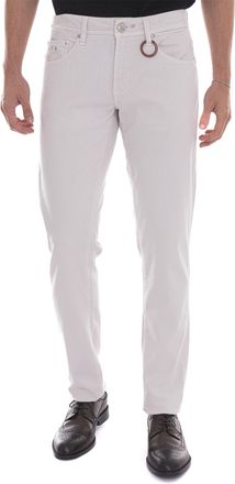 Sartoria Tramarossa Pantalone 5 tasche LEONARDOBUTTONS Panna Tramarossa Uomo