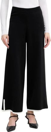 Karl Lagerfeld Pantaloni a gamba larga - - Trousers - Donna - Nero - L