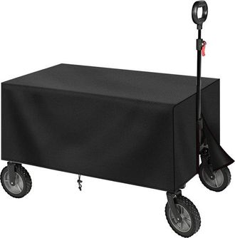 OEM Funda Plegable Para Carrito De Jard&iacute;n, Funda Plegable Para Carritos, Carrito Con Ruedas, Funda Impermeable, Solo La Funda (976156cm), Negro