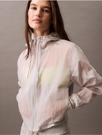 Calvin Klein Calvin Klein Womens Active Icon Mesh Jacket - Grey - XS